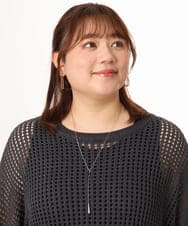 OZ2FD12039 eur3(エウルキューブ) メタルドロップチェーンネックレス シルバー