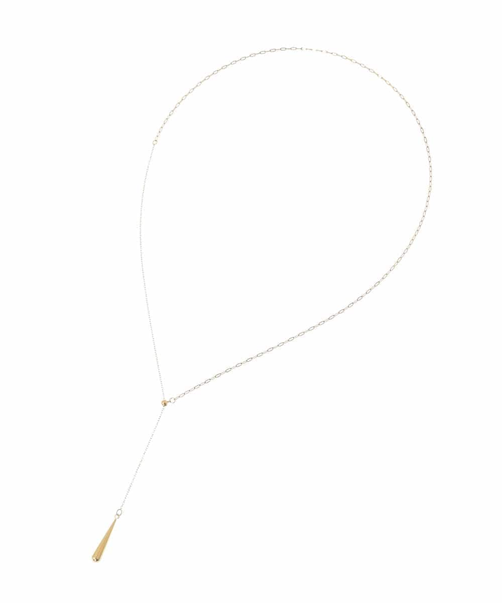 OZ2FD12039 eur3(エウルキューブ) メタルドロップチェーンネックレス ゴールド