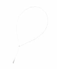 OZ2FD12039 eur3(エウルキューブ) メタルドロップチェーンネックレス シルバー