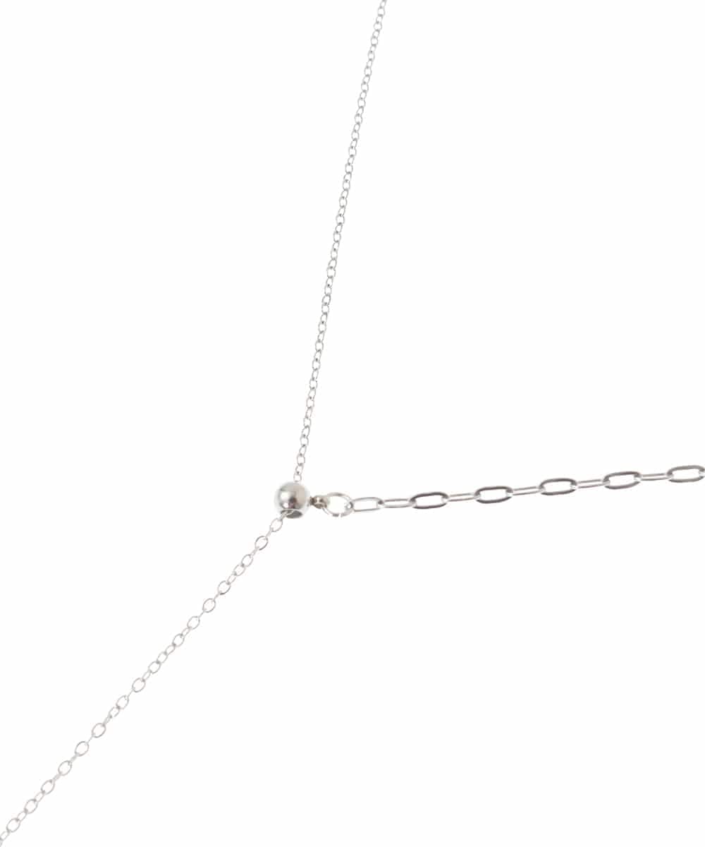 OZ2FD12039 eur3(エウルキューブ) メタルドロップチェーンネックレス シルバー