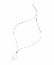 OZ2FD13039 eur3(エウルキューブ) シェルビーズモチーフネックレス ゴールド