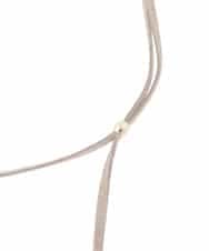 OZ2FD13039 eur3(エウルキューブ) シェルビーズモチーフネックレス ゴールド