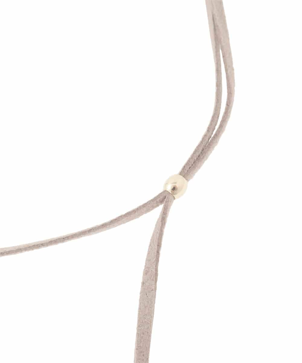 OZ2FD13039 eur3(エウルキューブ) シェルビーズモチーフネックレス ゴールド