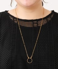 OZ2FD14039 eur3(エウルキューブ) マルチチェーンステンレスネックレス ゴールド