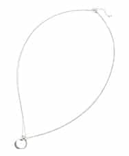 OZ2GA15039 eur3(エウルキューブ) ダブルチェーンリングモチーフネックレス ゴールド(95)
