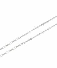 OZ2GD16039 eur3(エウルキューブ) サークルパール調ロングネックレス シルバー