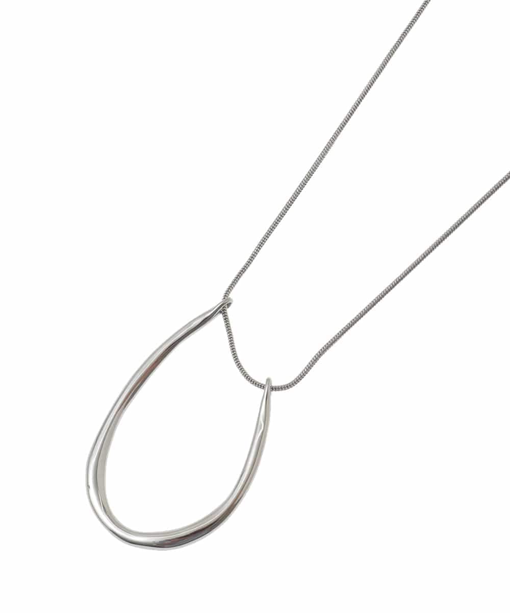 OZ2GD17039 eur3(エウルキューブ) ニュアンスメタルデザインロングステンレスネックレス ゴールド