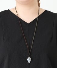 OZ2GV17034 eur3(エウルキューブ) スライドコードワントップネックレス ブラック(94)
