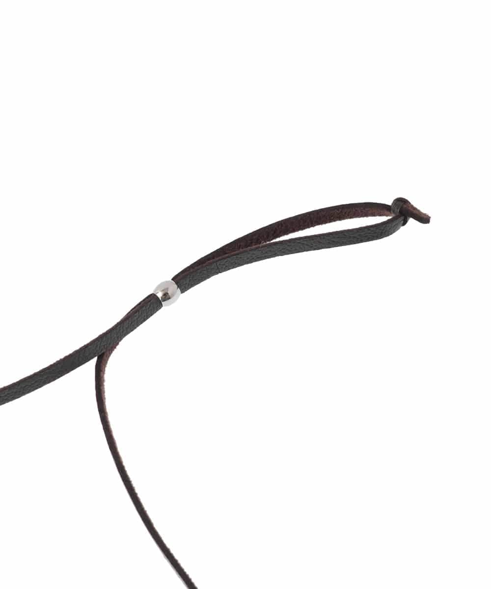 OZ2GV17034 eur3(エウルキューブ) スライドコードワントップネックレス ブラック(94)
