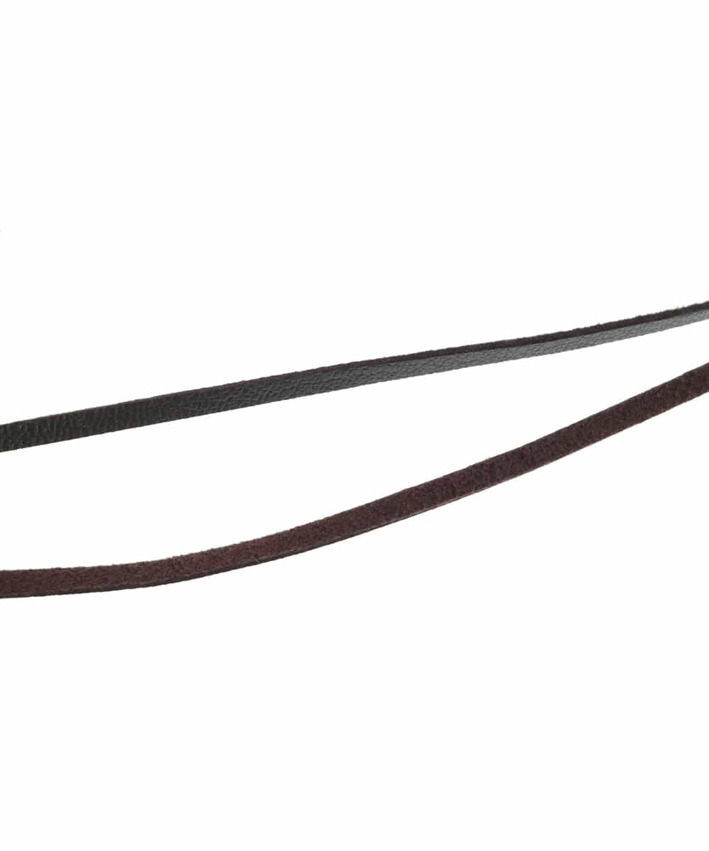 OZ2GV17034 eur3(エウルキューブ) スライドコードワントップネックレス ブラック(94)
