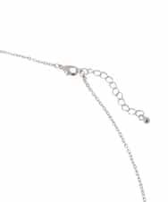 OZ2GV18039 eur3(エウルキューブ) フラワーモチーフロングネックレス シルバー(96)