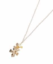 OZ2GV18039 eur3(エウルキューブ) フラワーモチーフロングネックレス シルバー(96)