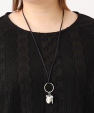 OZ2HA18039 eur3(エウルキューブ) MIXモチーフコードネックレス シルバー(96)