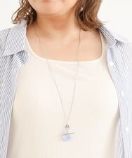 OZ2HP21030 eur3(エウルキューブ) アクリルトップネックレス ライトブルー(50)
