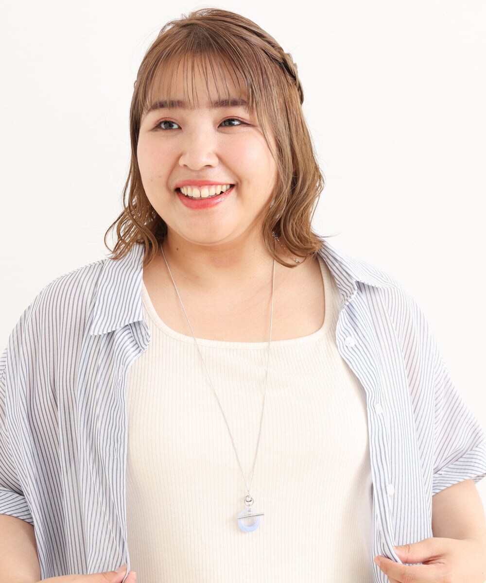 OZ2HP21030 eur3(エウルキューブ) アクリルトップネックレス ライトブルー(50)