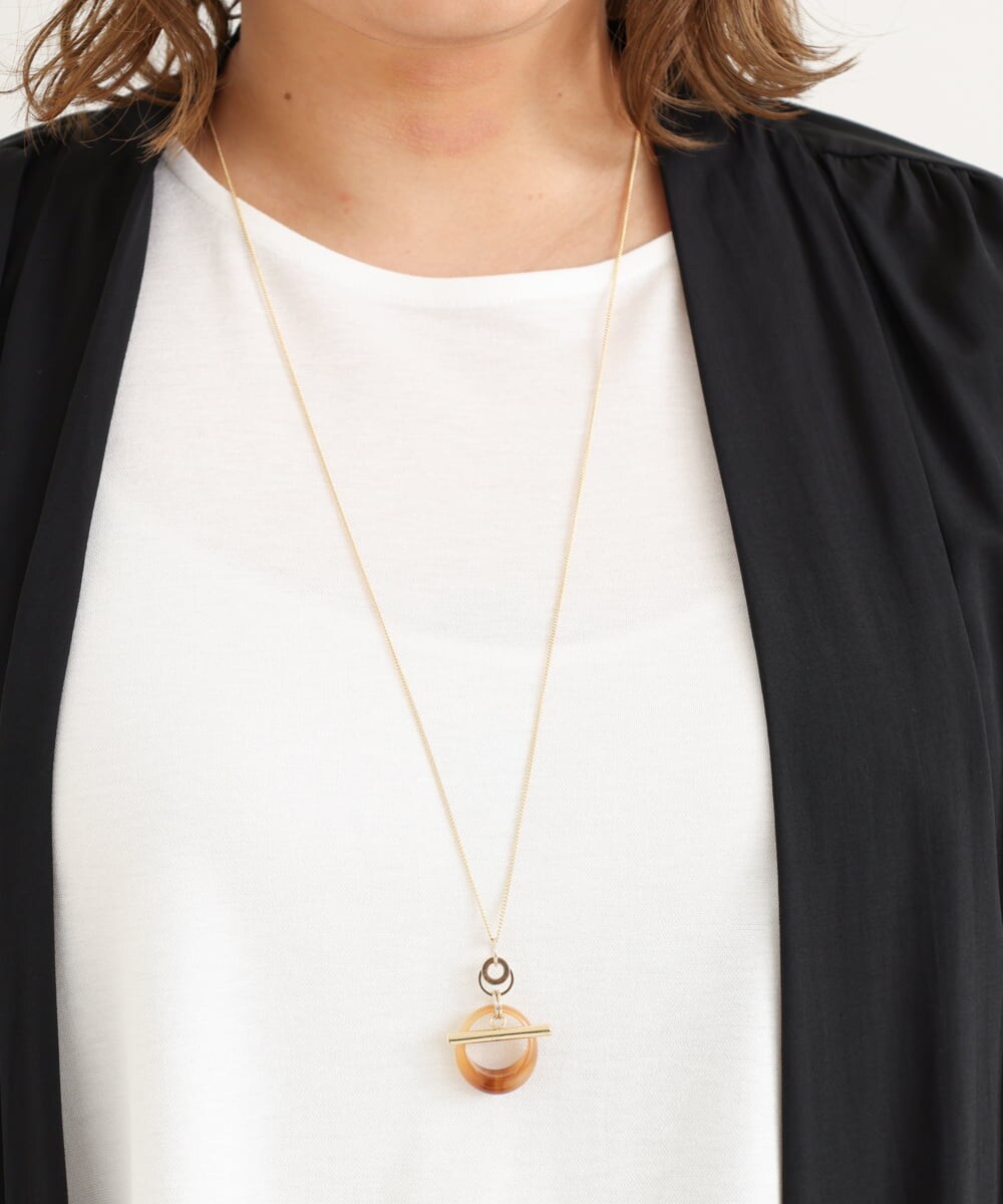 OZ2HP21030 eur3(エウルキューブ) アクリルトップネックレス ベージュ(82)