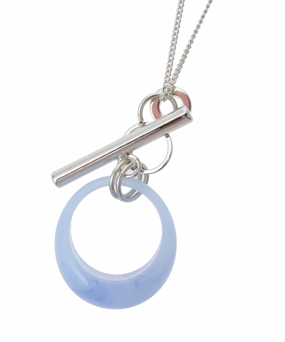 OZ2HP21030 eur3(エウルキューブ) アクリルトップネックレス ライトブルー(50)