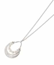 OZ2IP22030 eur3(エウルキューブ) パールアクセントメタルネックレス シルバー(96)