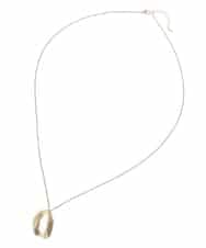 OZ2IS13030 eur3(エウルキューブ) 変形サークルモチーフロングネックレス ゴールド(95)