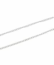 OZ2IV24034 eur3(エウルキューブ) ドロップメタルロングネックレス シルバー