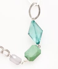 OZ2JA26039 eur3(エウルキューブ) ミックスパーツネックレス グリーン(35)