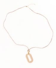 OZ2JA27039 eur3(エウルキューブ) 2WAYオーバルネックレス ベージュ(82)