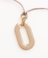OZ2JA27039 eur3(エウルキューブ) 2WAYオーバルネックレス ベージュ(82)