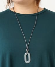 OZ2JA27039 eur3(エウルキューブ) 2WAYオーバルネックレス ライトグレー(91)