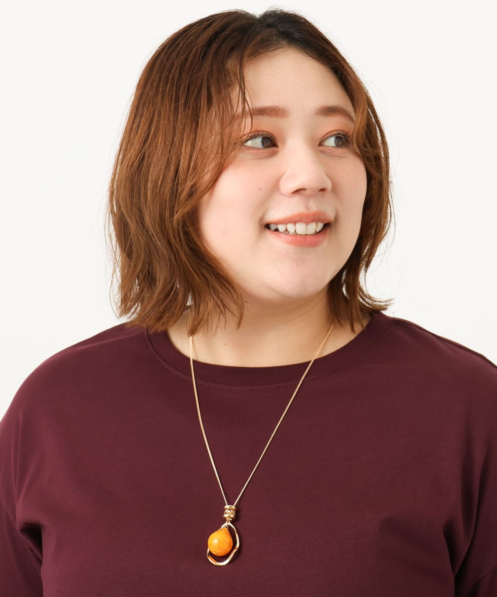 OZ2JA28039 eur3(エウルキューブ) サークル＆モチーフロングネックレス ゴールド