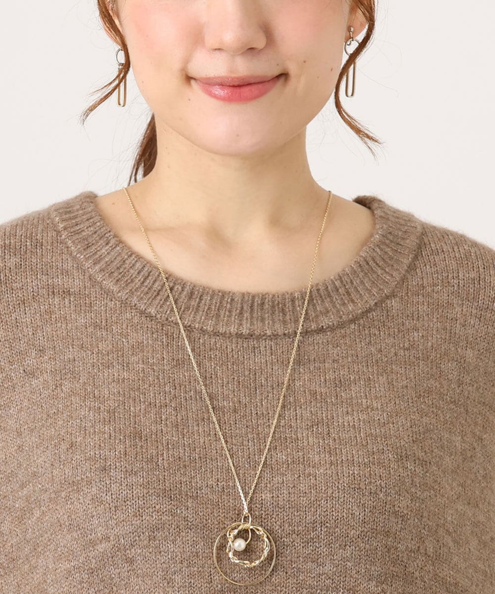 OZ2JA29039 eur3(エウルキューブ) サークルレイヤードネックレス ゴールド