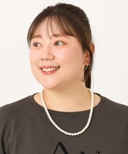 OZ2JD02044 eur3(エウルキューブ) パール調シンプルネックレス アイボリー