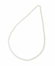 OZ2JD02044 eur3(エウルキューブ) パール調シンプルネックレス アイボリー