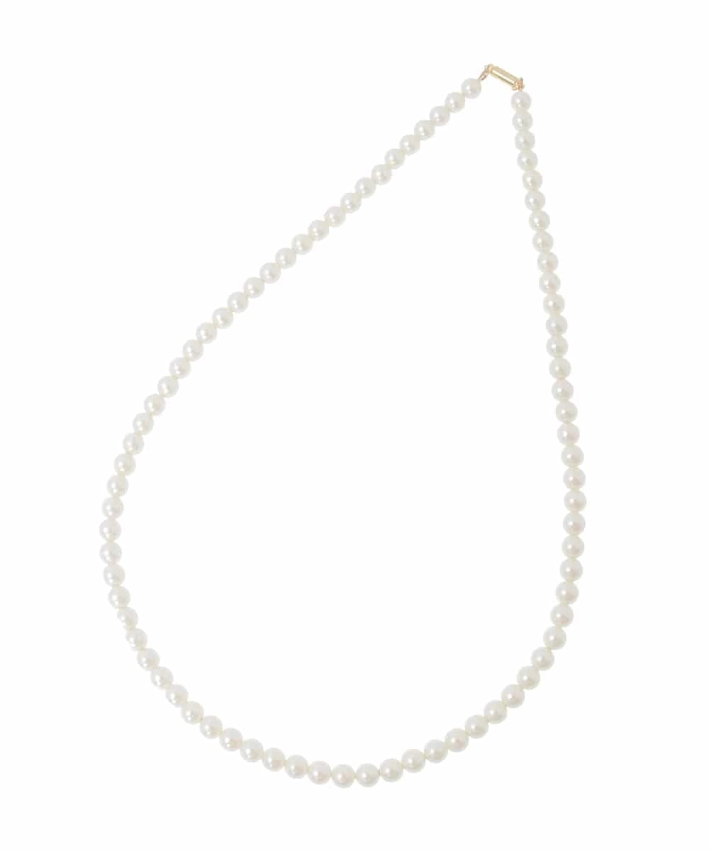 OZ2JD02044 eur3(エウルキューブ) パール調シンプルネックレス アイボリー