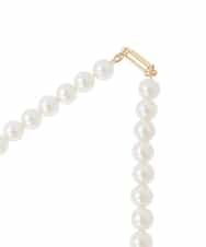 OZ2JD02044 eur3(エウルキューブ) パール調シンプルネックレス アイボリー
