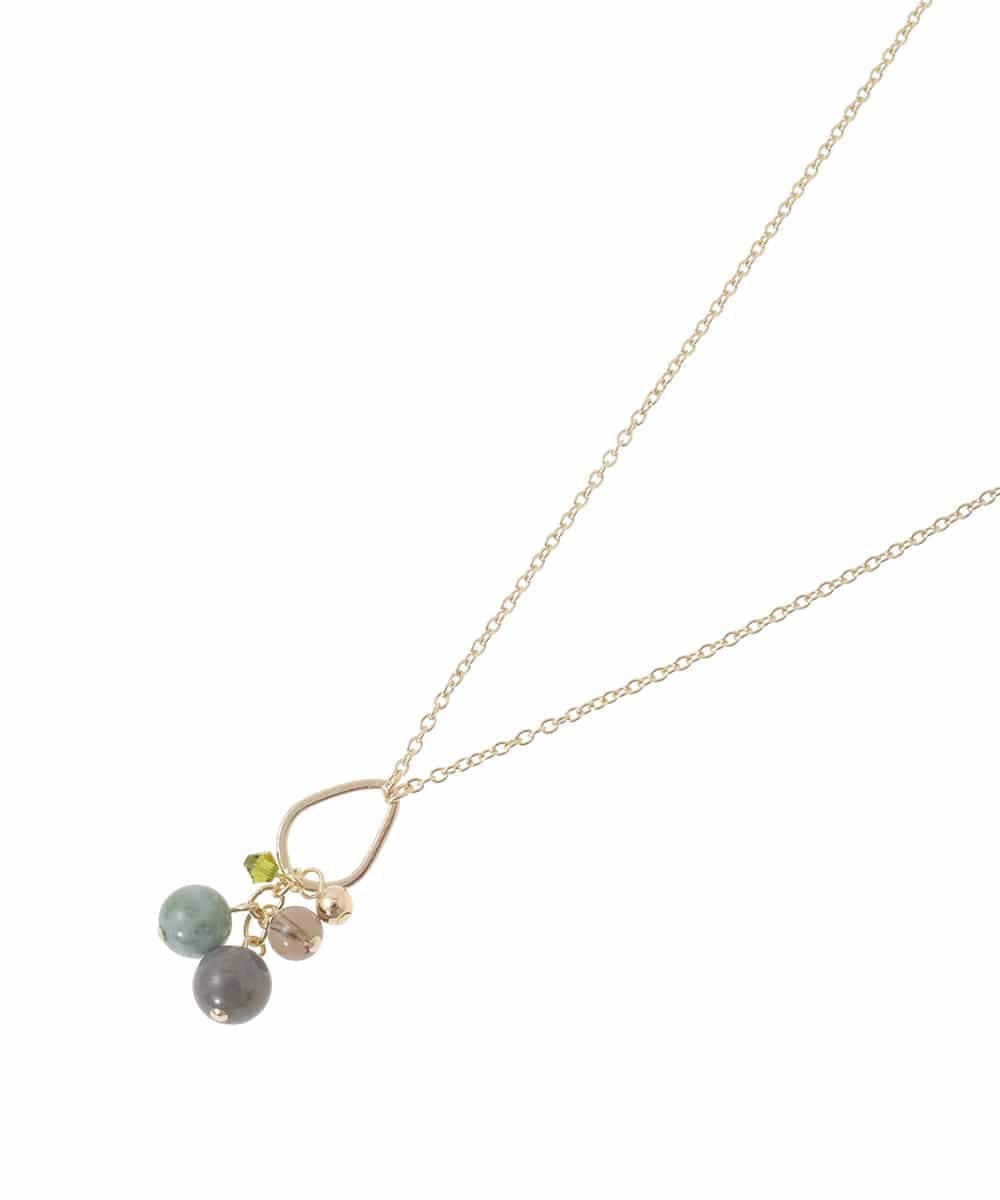 OZ2KD24039 eur3(エウルキューブ) ボールモチーフチェーンネックレス ゴールド