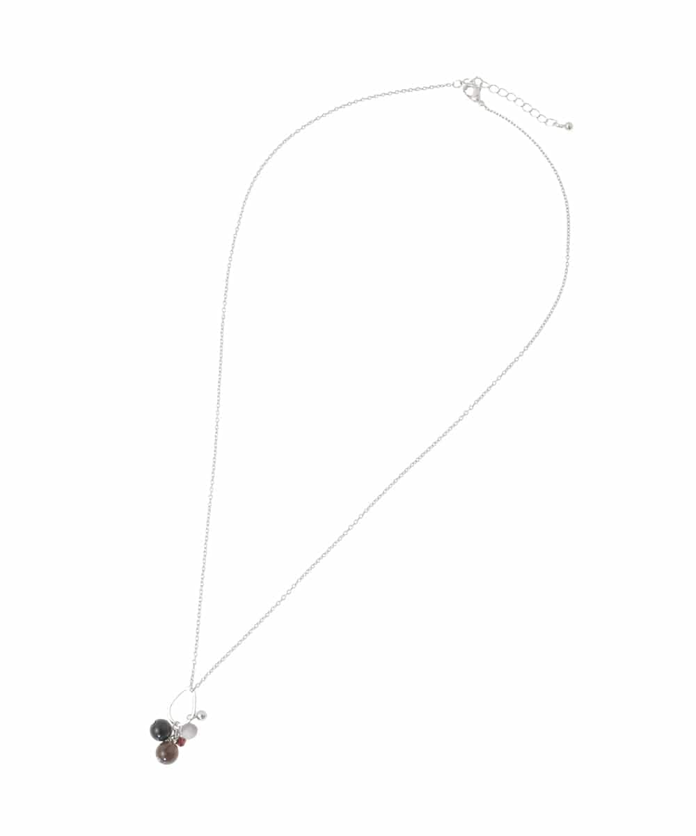 OZ2KD24039 eur3(エウルキューブ) ボールモチーフチェーンネックレス シルバー