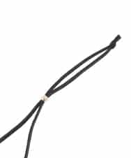 OZ2KD26039 eur3(エウルキューブ) メタル×ビーズコードネックレス ブラック