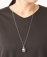 OZ2LA32039 eur3(エウルキューブ) スウェイトップロングネックレス シルバー