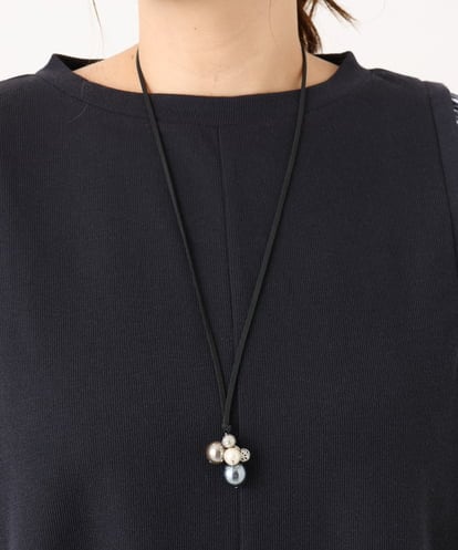 OZ2LA37039 eur3 パールビーズデザインコードネックレス