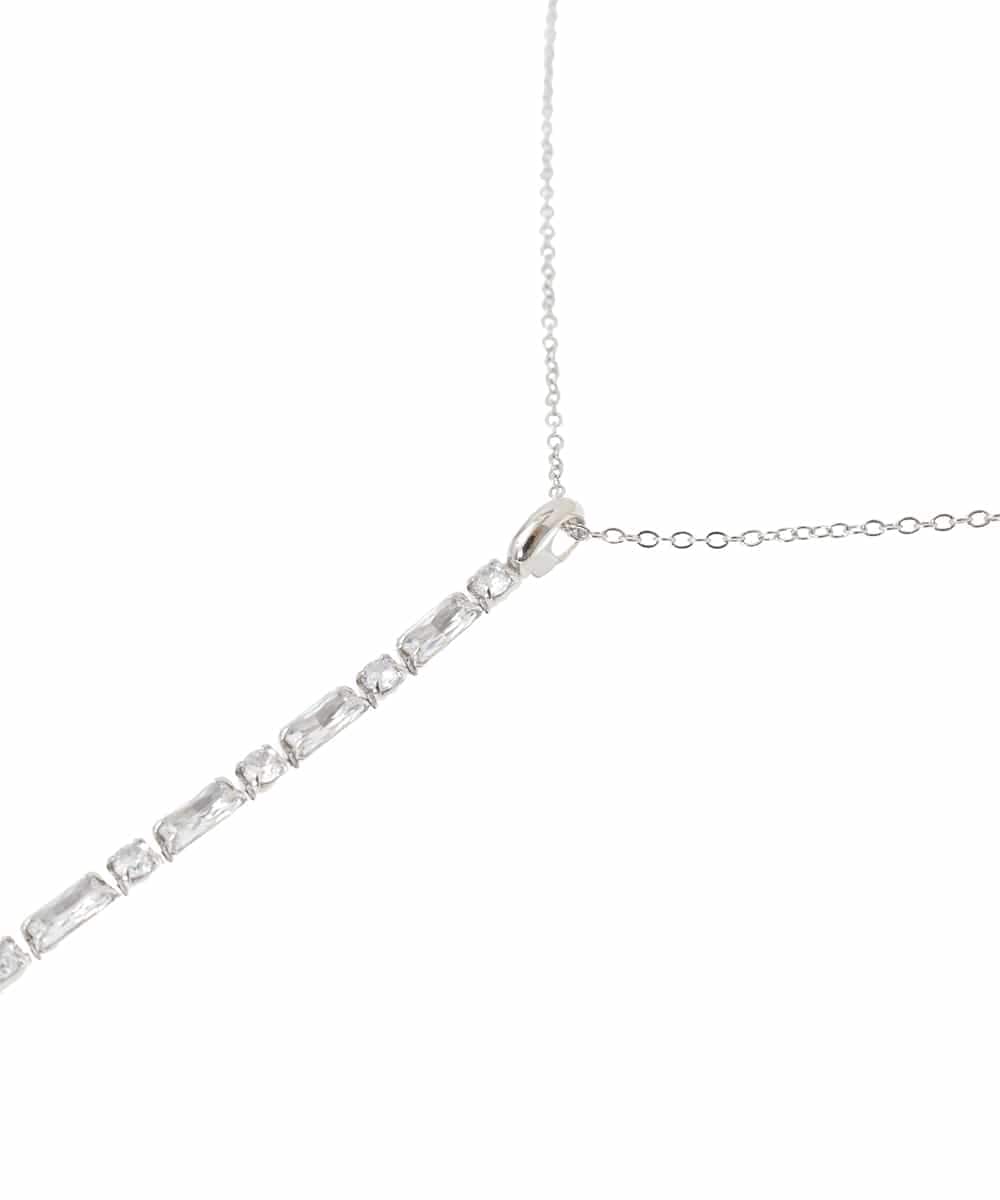 OZ2LA39039 eur3(エウルキューブ) Y字ネックレス シルバー