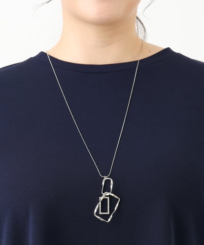 OZ2LV35039  スクエアビジューデザインネックレス