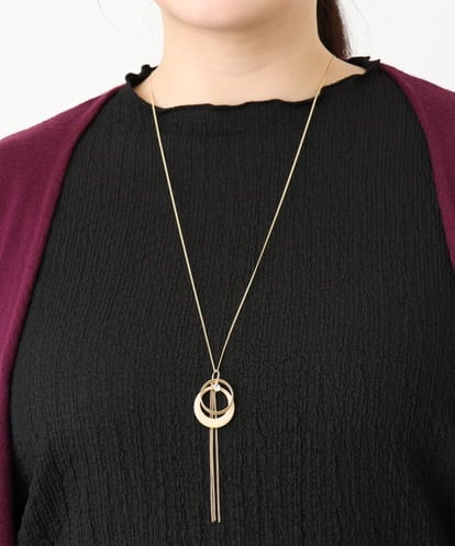 OZ2LV37039  三連リングネックレス