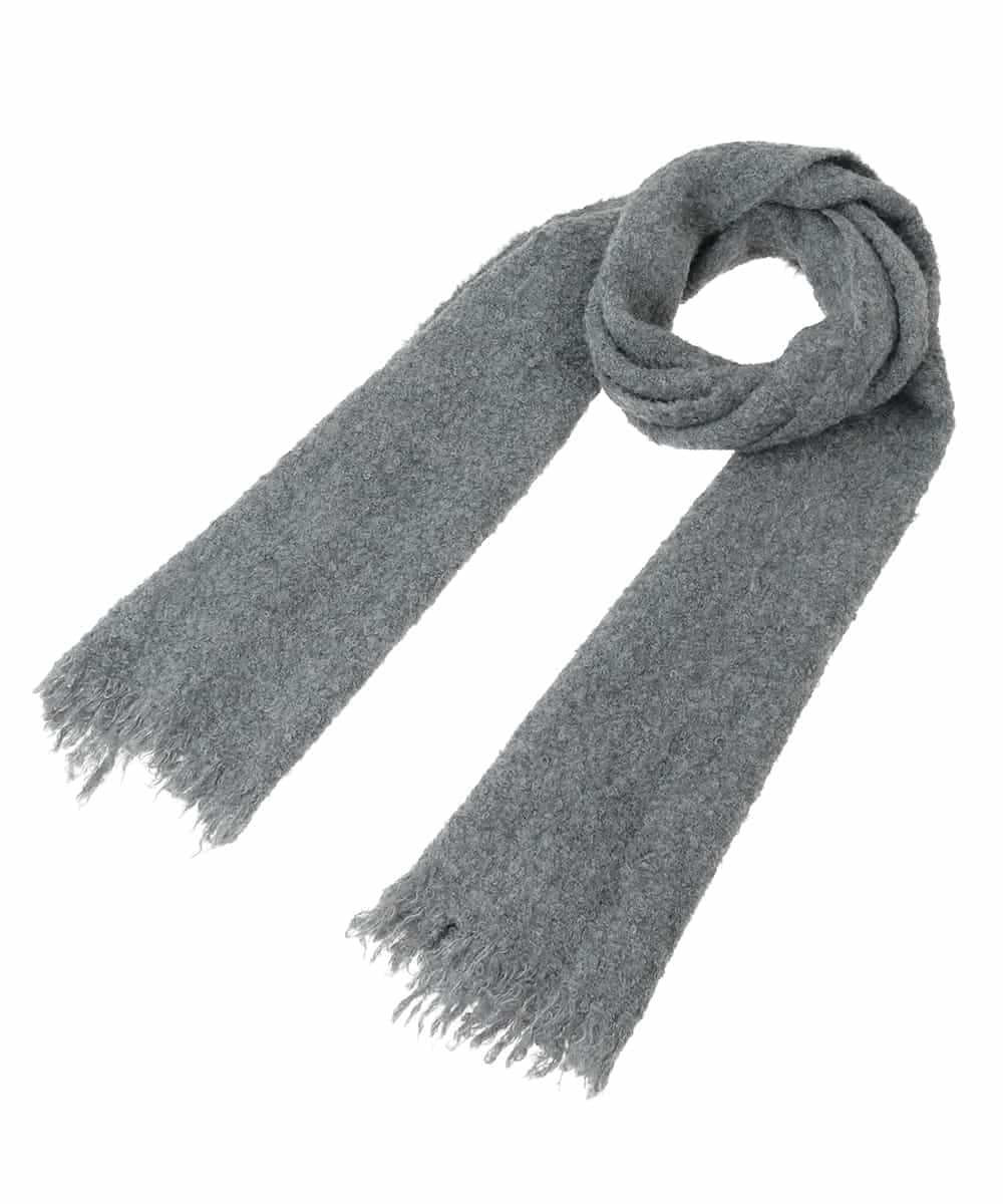 OZ3AD16049 eur3(エウルキューブ) ブークレニットマフラー グレー