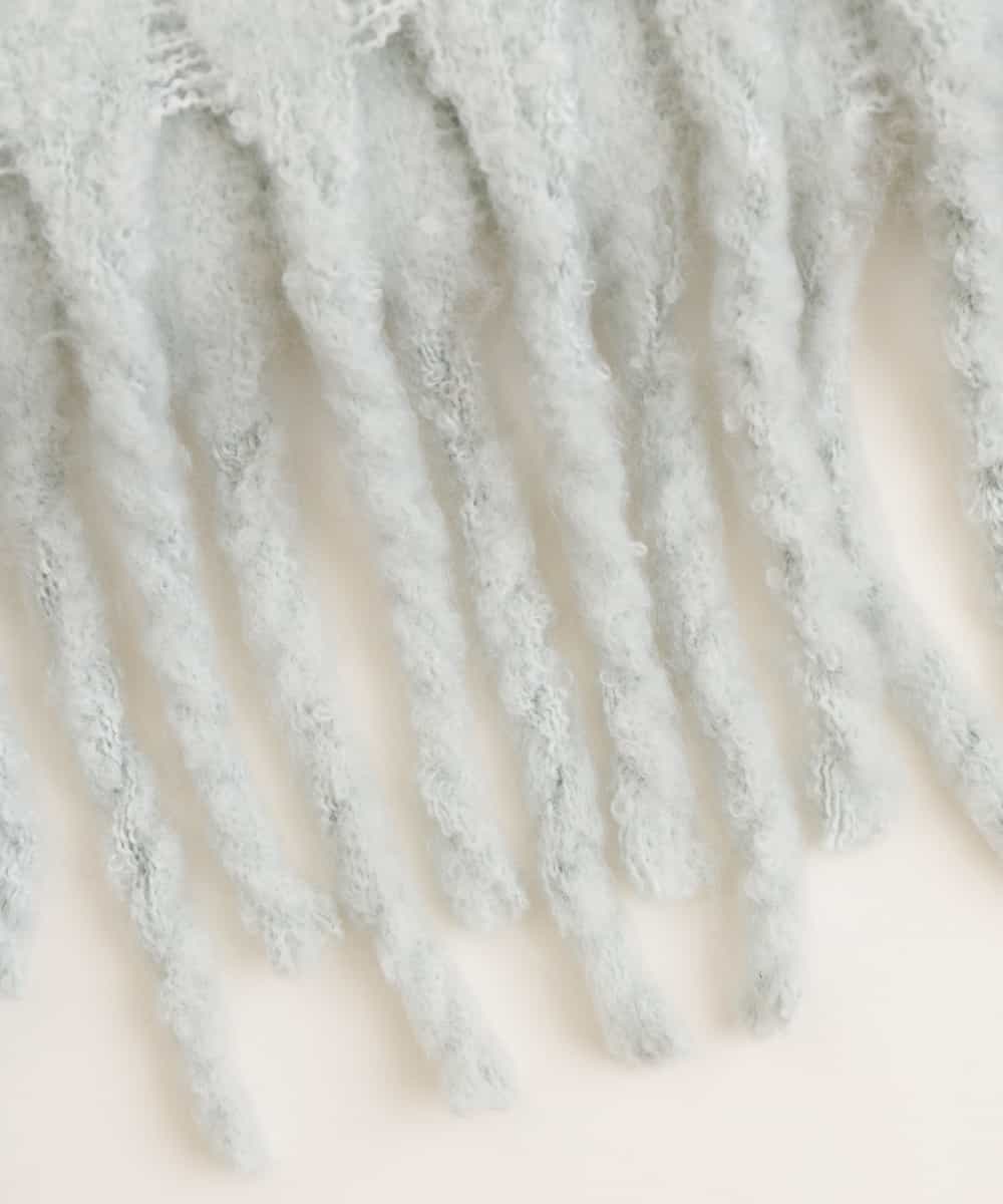 OZ3AP22035 eur3(エウルキューブ) ふわもこマフラー ライトグリーン(30)