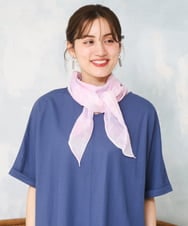 OZ3ED04039 eur3(エウルキューブ) エアリーグラデーションストール ピンク