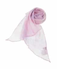 OZ3ED04039 eur3(エウルキューブ) エアリーグラデーションストール ピンク