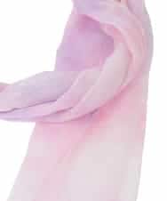 OZ3ED04039 eur3(エウルキューブ) エアリーグラデーションストール ピンク