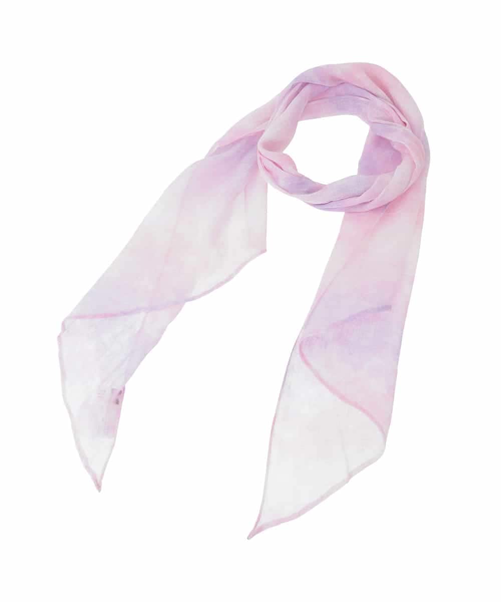 OZ3ED04039 eur3(エウルキューブ) エアリーグラデーションストール ピンク