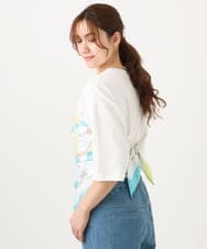 OZ3ED05049 eur3(エウルキューブ) チェーンプリント大判スカーフ グリーン