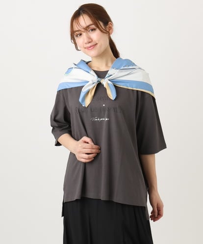 OZ3ED05049 eur3 チェーンプリント大判スカーフ